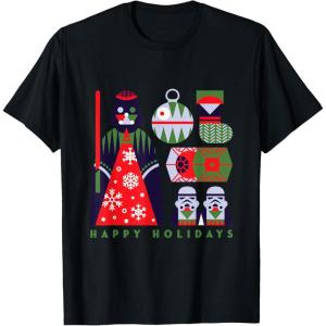 image:imageStar Wars Darth Vader Happy Holidays Imperial Christmas TShirtBlack