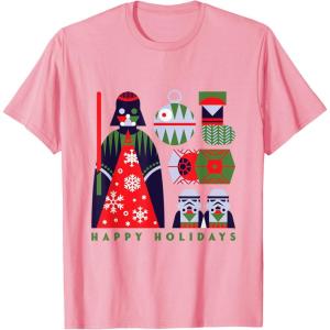 image:imageStar Wars Darth Vader Happy Holidays Imperial Christmas TShirtPink