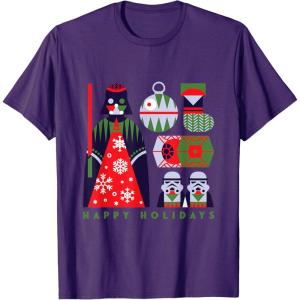 image:imageStar Wars Darth Vader Happy Holidays Imperial Christmas TShirtPurple