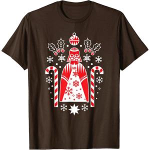 image:imageStar Wars Darth Vader Nordic Print Christmas Holiday TShirtBrown