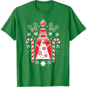 image:imageStar Wars Darth Vader Nordic Print Christmas Holiday TShirtKelly Green