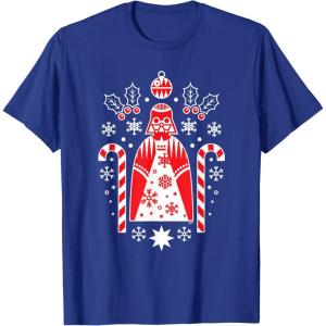 image:imageStar Wars Darth Vader Nordic Print Christmas Holiday TShirtRoyal Blue