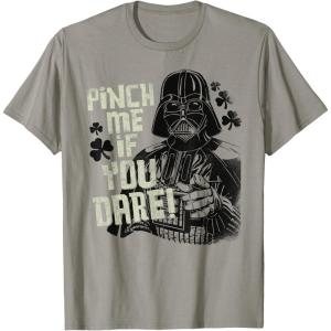 image:imageStar Wars Darth Vader Pinch Me If You Dare St Patricks Day TShirtSlate Grey