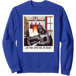 image:imageStar Wars Darth Vader Sith Day of Xmas Holiday SweatshirtRoyal Blue