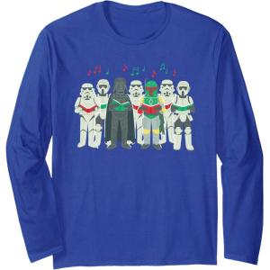 image:imageStar Wars Darth Vader Sithmas Choir Holiday Long Sleeve TShirtRoyal Blue