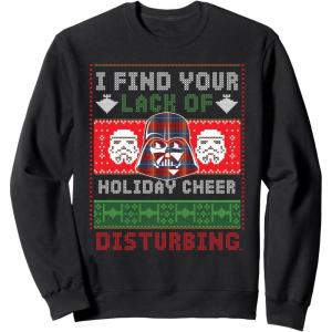 image:imageStar Wars Darth Vader Ugly Christmas Sweater SweatshirtBlack