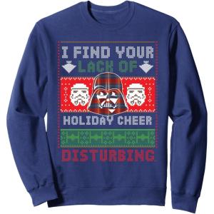 image:imageStar Wars Darth Vader Ugly Christmas Sweater SweatshirtNavy Blue