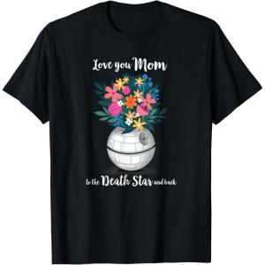 image:imageStar Wars Death Star Bouquet Love You Mom Mothers Day TShirtBlack