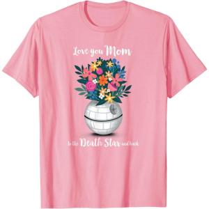 image:imageStar Wars Death Star Bouquet Love You Mom Mothers Day TShirtPink
