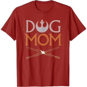 image:imageStar Wars Dog Mom Pet Parent Lightsabers TShirtCranberry Red