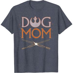 image:imageStar Wars Dog Mom Pet Parent Lightsabers TShirtHeather Blue