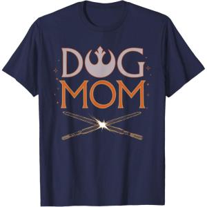 image:imageStar Wars Dog Mom Pet Parent Lightsabers TShirtNavy Blue
