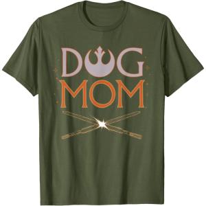 image:imageStar Wars Dog Mom Pet Parent Lightsabers TShirtOlive Green