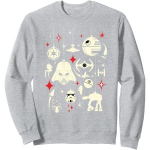 image:imageStar Wars Galactic Empire Ornaments Holiday SweatshirtHeather Grey