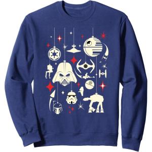 image:imageStar Wars Galactic Empire Ornaments Holiday SweatshirtNavy Blue