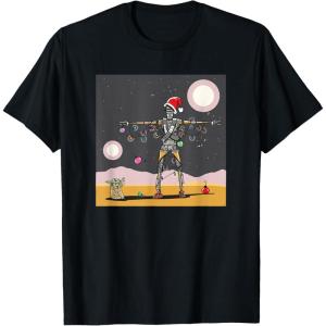 image:imageStar Wars Grogu IG11 Droid Holiday Tatooine Christmas Tree TShirtBlack