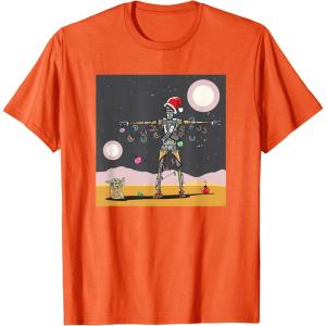 image:imageStar Wars Grogu IG11 Droid Holiday Tatooine Christmas Tree TShirtOrange
