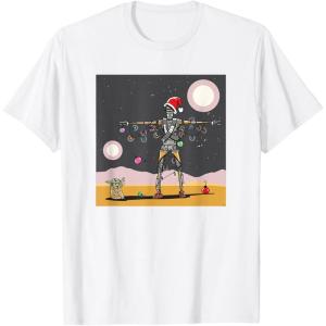 image:imageStar Wars Grogu IG11 Droid Holiday Tatooine Christmas Tree TShirtWhite