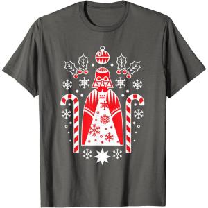 image:imageStar Wars Holiday Darth Vader Christmas Sweater Pattern TShirtAsphalt Grey