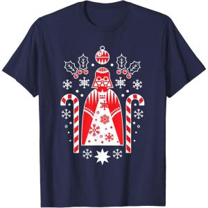 image:imageStar Wars Holiday Darth Vader Christmas Sweater Pattern TShirtNavy Blue