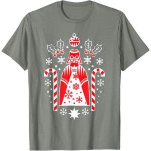 image:imageStar Wars Holiday Darth Vader Christmas Sweater Pattern TShirtOlive Heather