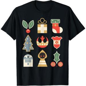 image:imageStar Wars Holiday Icons Ugly Christmas Sweater TShirtBlack