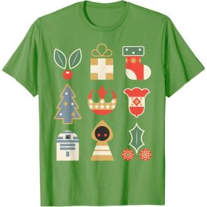 image:imageStar Wars Holiday Icons Ugly Christmas Sweater TShirtGrass Green