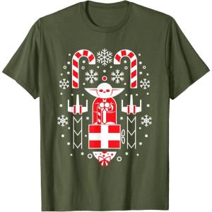 image:imageStar Wars Holiday Jedi Master Yoda Christmas Sweater Pattern TShirtOlive Green