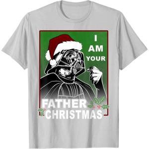 image:imageStar Wars I Am Your Father Christmas Graphic TShirt TShirtSilver Grey