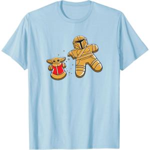 image:imageStar Wars Mandalorian amp Grogu Christmas Gingerbread Cookies TShirtBaby Blue