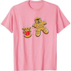 image:imageStar Wars Mandalorian amp Grogu Christmas Gingerbread Cookies TShirtPink