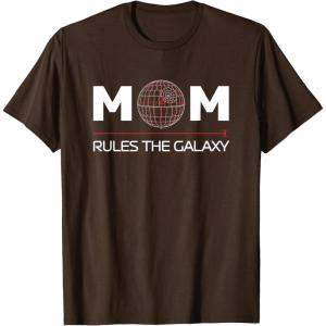 image:imageStar Wars Mom Rules the Galaxy Family Birthday Mothers Day TShirtBrown
