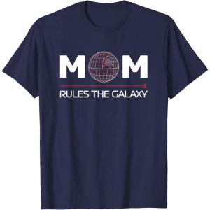 image:imageStar Wars Mom Rules the Galaxy Family Birthday Mothers Day TShirtNavy Blue