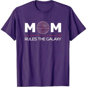 image:imageStar Wars Mom Rules the Galaxy Family Birthday Mothers Day TShirtPurple