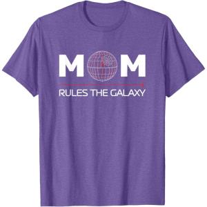 image:imageStar Wars Mom Rules the Galaxy Family Birthday Mothers Day TShirtPurple Heather