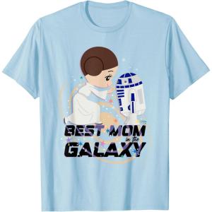 image:imageStar Wars Princess Leia Mothers Day Best Mom In The Galaxy TShirtBaby Blue