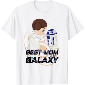 image:imageStar Wars Princess Leia Mothers Day Best Mom In The Galaxy TShirtWhite