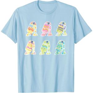 image:imageStar Wars R2D2 Pastel Easter Egg Decorated Droids TShirtBaby Blue