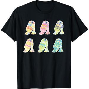 image:imageStar Wars R2D2 Pastel Easter Egg Decorated Droids TShirtBlack