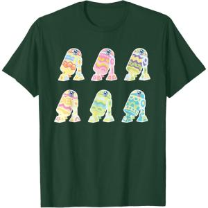 image:imageStar Wars R2D2 Pastel Easter Egg Decorated Droids TShirtDark Green