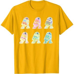 image:imageStar Wars R2D2 Pastel Easter Egg Decorated Droids TShirtGolden Yellow