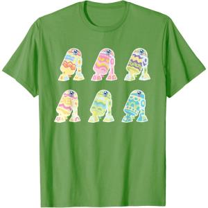 image:imageStar Wars R2D2 Pastel Easter Egg Decorated Droids TShirtGrass Green