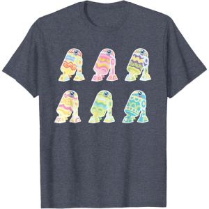 image:imageStar Wars R2D2 Pastel Easter Egg Decorated Droids TShirtHeather Blue