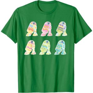 image:imageStar Wars R2D2 Pastel Easter Egg Decorated Droids TShirtKelly Green