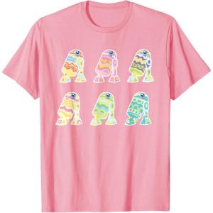 image:imageStar Wars R2D2 Pastel Easter Egg Decorated Droids TShirtPink