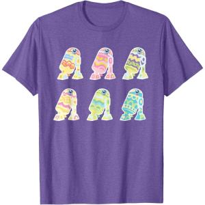 image:imageStar Wars R2D2 Pastel Easter Egg Decorated Droids TShirtPurple Heather