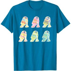 image:imageStar Wars R2D2 Pastel Easter Egg Decorated Droids TShirtSapphire Blue