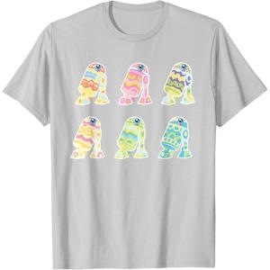image:imageStar Wars R2D2 Pastel Easter Egg Decorated Droids TShirtSilver Grey
