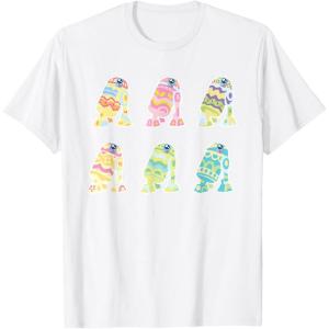 image:imageStar Wars R2D2 Pastel Easter Egg Decorated Droids TShirtWhite