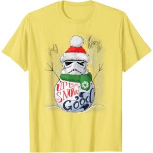 image:imageStar Wars Stormtrooper Up to Snow Good Funny Holiday TShirtLemon Yellow
